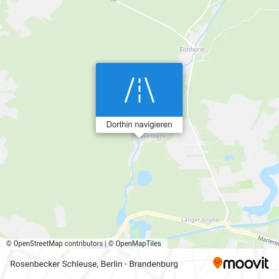 Rosenbecker Schleuse Karte