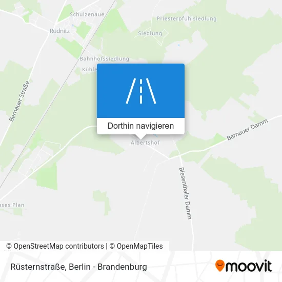 Rüsternstraße Karte