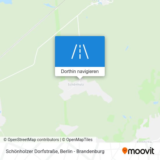 Schönholzer Dorfstraße Karte