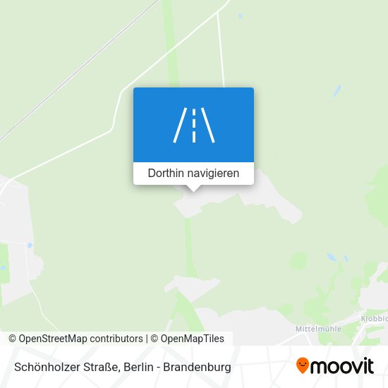 Schönholzer Straße Karte