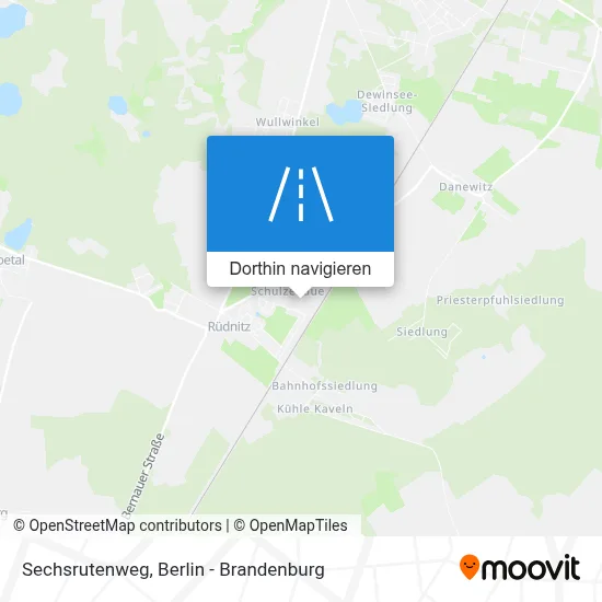 Sechsrutenweg Karte
