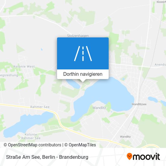 Straße Am See Karte