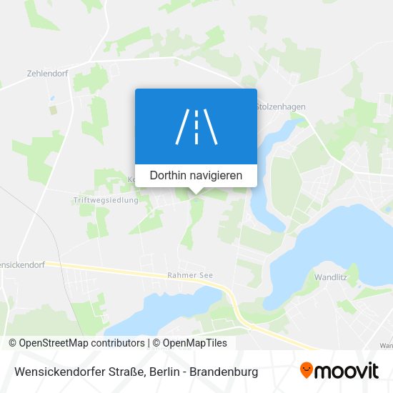 Wensickendorfer Straße Karte