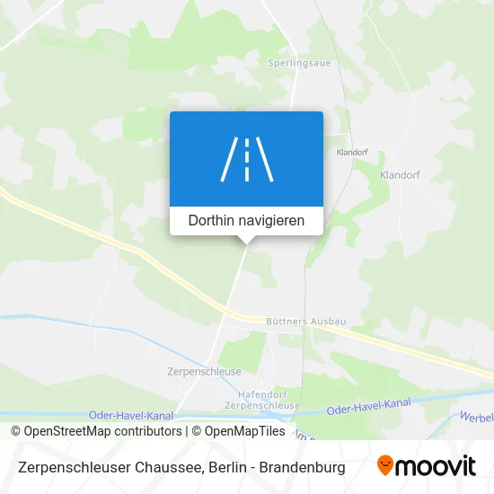 Zerpenschleuser Chaussee Karte