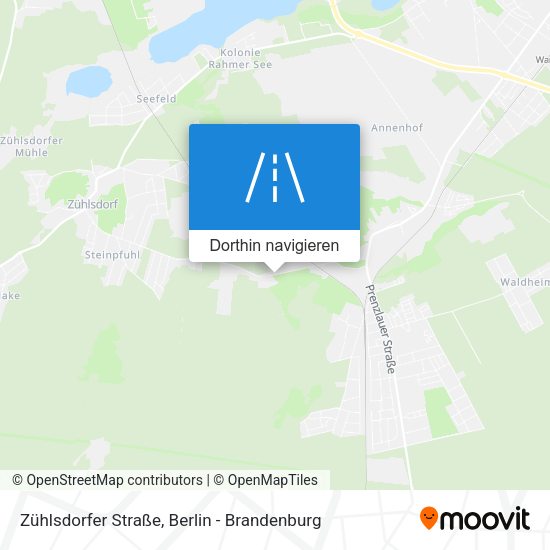 Zühlsdorfer Straße Karte