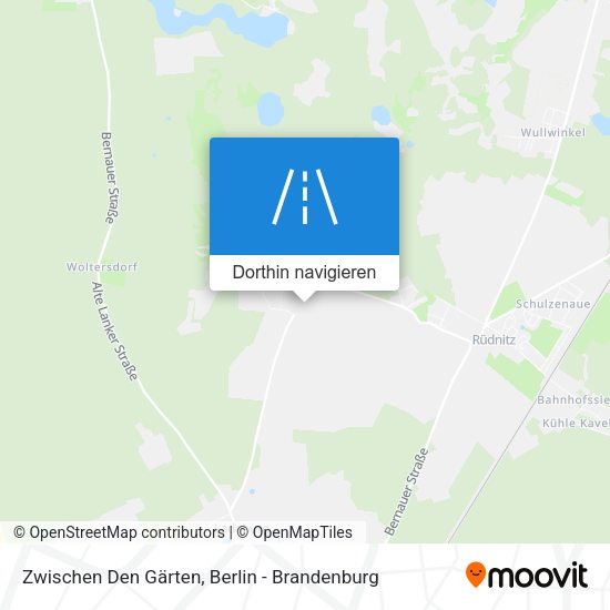 Zwischen Den Gärten Karte