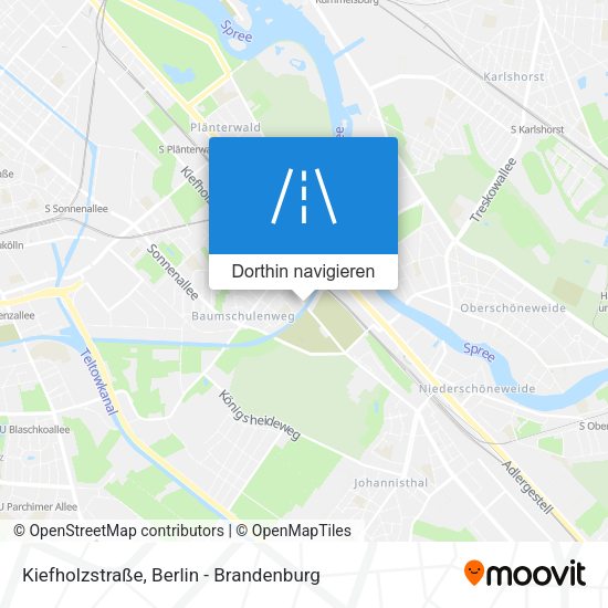 Kiefholzstraße Karte
