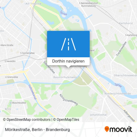Mörikestraße Karte