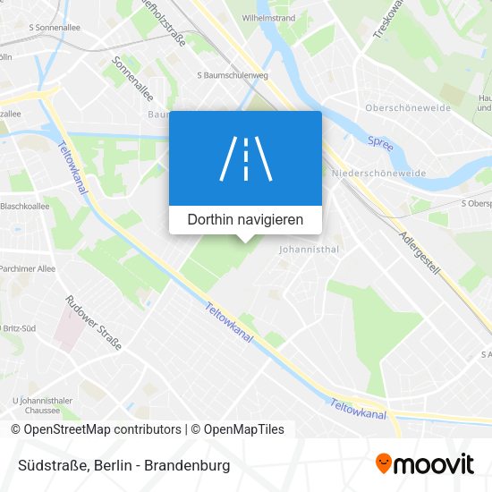 Südstraße Karte