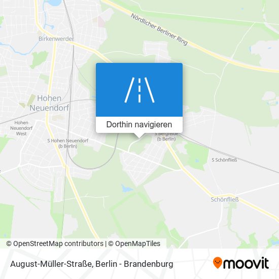 August-Müller-Straße Karte