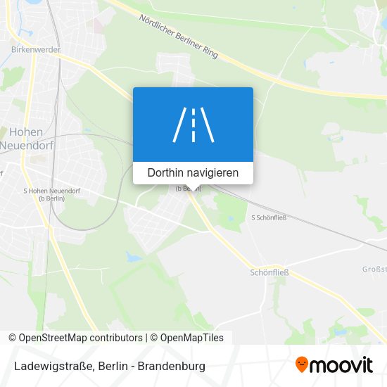 Ladewigstraße Karte