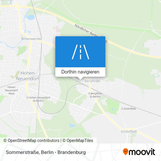Sommerstraße Karte