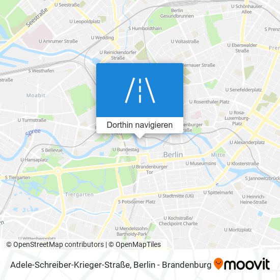 Adele-Schreiber-Krieger-Straße Karte
