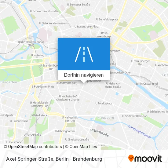 Axel-Springer-Straße Karte