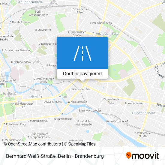 Bernhard-Weiß-Straße Karte