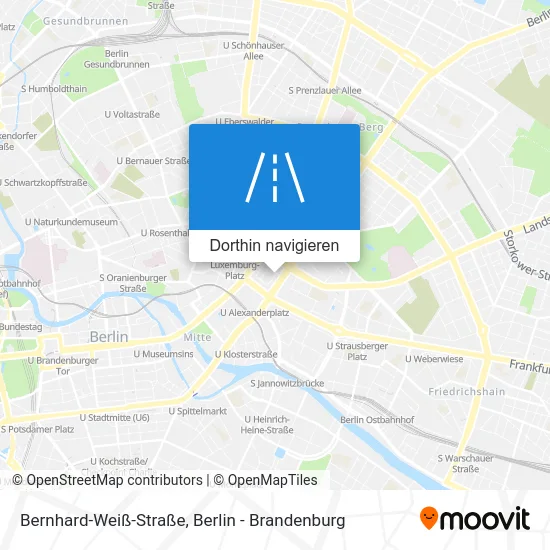Bernhard-Weiß-Straße Karte
