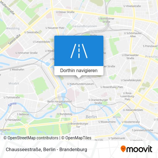 Chausseestraße Karte