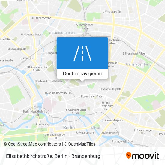 Elisabethkirchstraße Karte