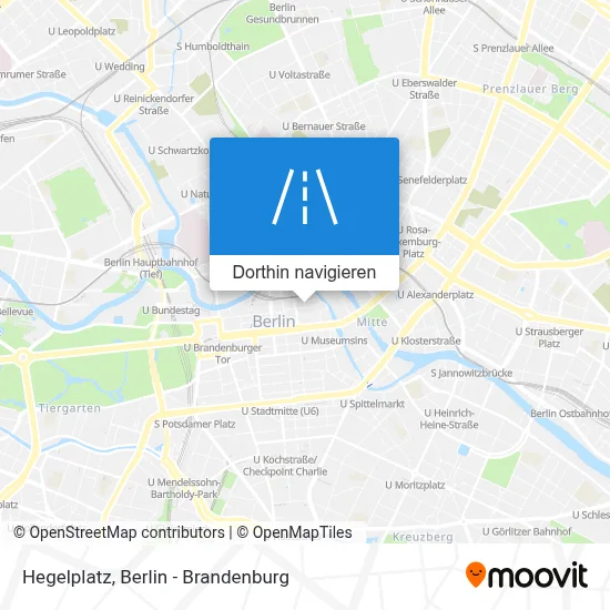 Hegelplatz Karte