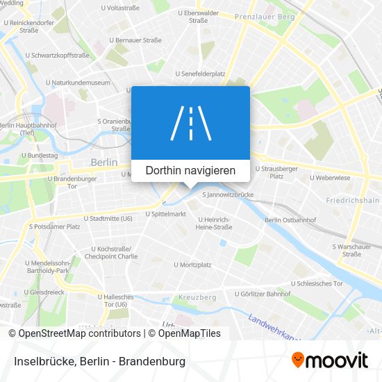 Inselbrücke Karte