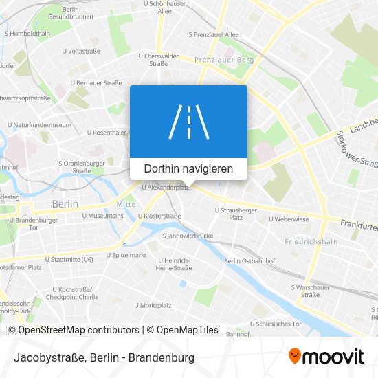 Jacobystraße Karte