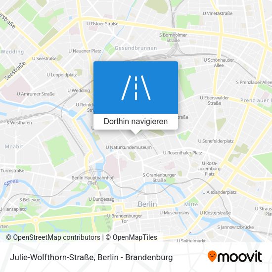 Julie-Wolfthorn-Straße Karte