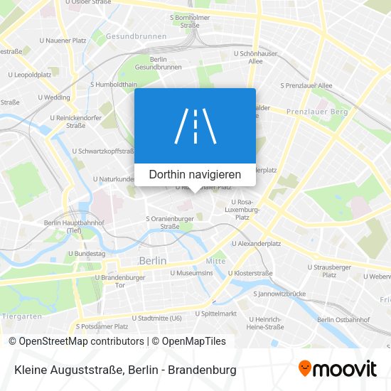 Kleine Auguststraße Karte
