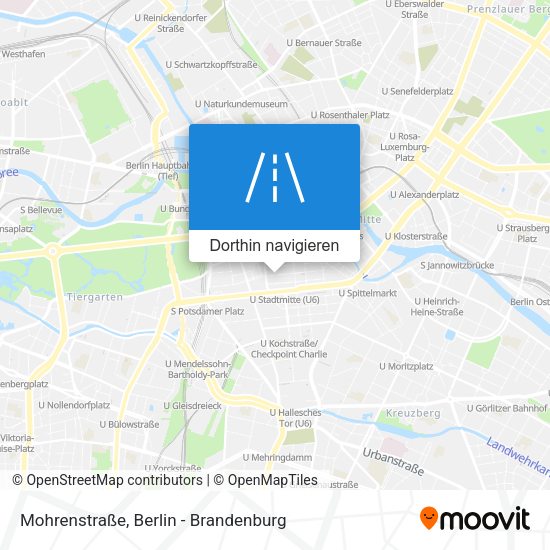 Mohrenstraße Karte