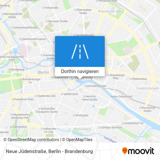 Neue Jüdenstraße Karte