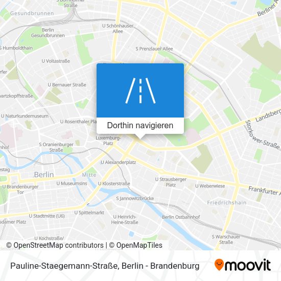 Pauline-Staegemann-Straße Karte