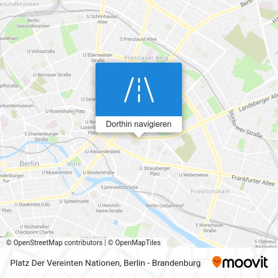Platz Der Vereinten Nationen Karte
