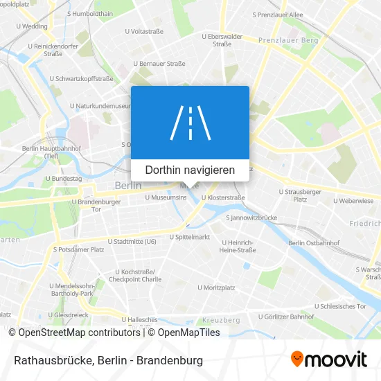 Rathausbrücke Karte