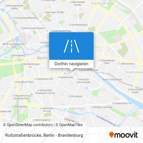 Roßstraßenbrücke Karte