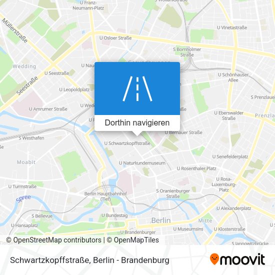Schwartzkopffstraße Karte