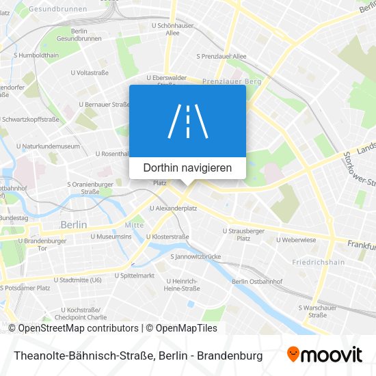 Theanolte-Bähnisch-Straße Karte