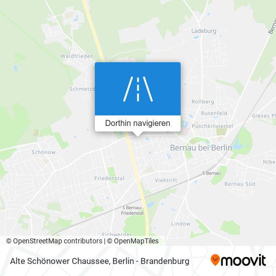 Alte Schönower Chaussee Karte