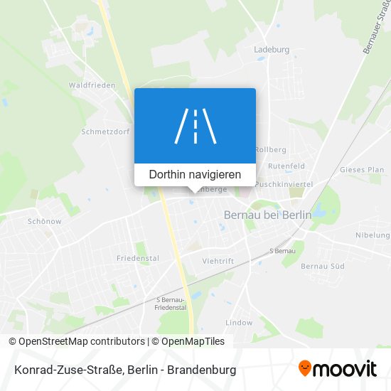 Konrad-Zuse-Straße Karte