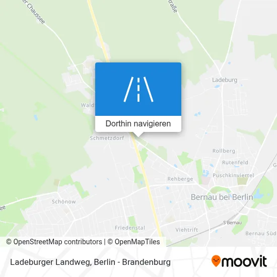 Ladeburger Landweg Karte