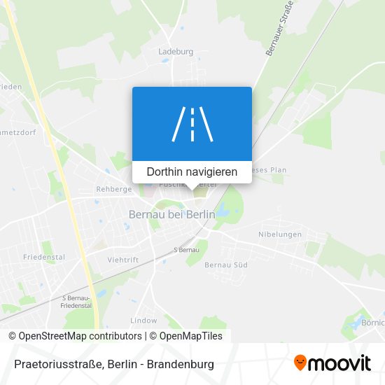 Praetoriusstraße Karte