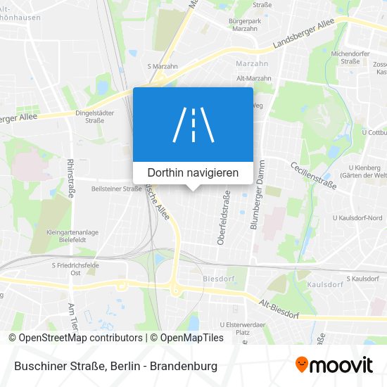 Buschiner Straße Karte