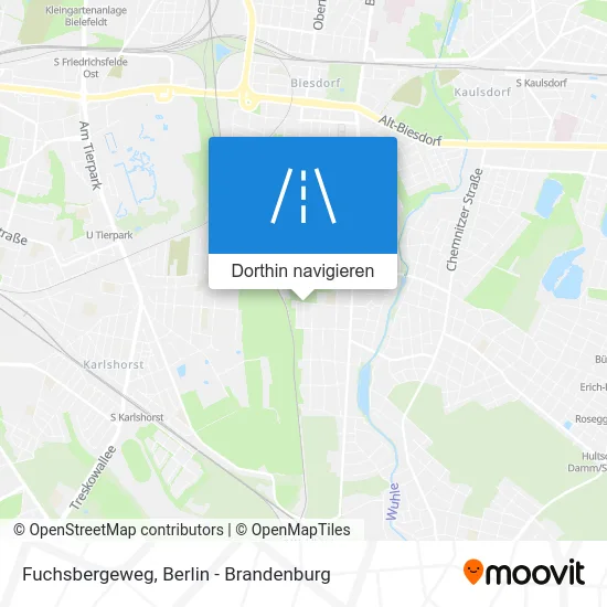 Fuchsbergeweg Karte