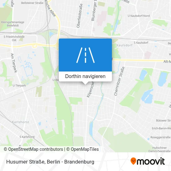 Husumer Straße Karte