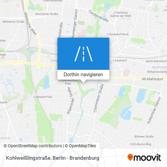 Kohlweißlingstraße Karte