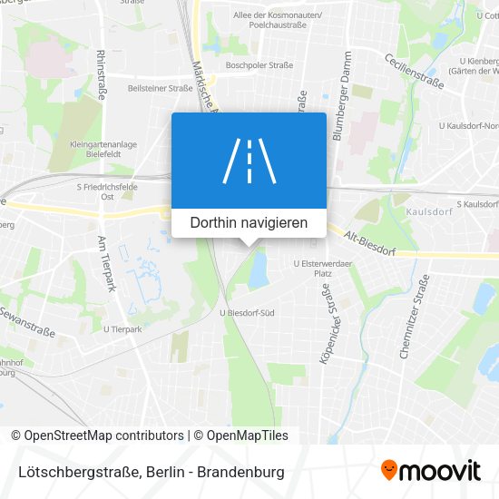 Lötschbergstraße Karte