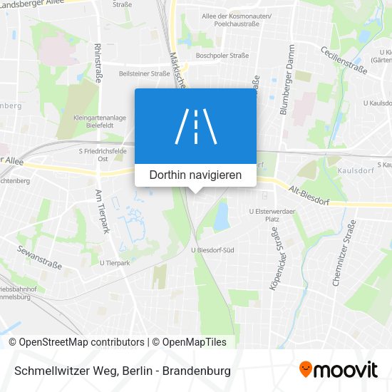 Schmellwitzer Weg Karte
