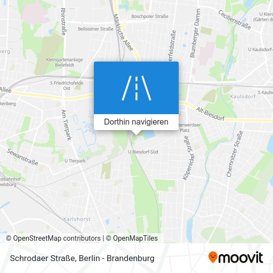 Schrodaer Straße Karte