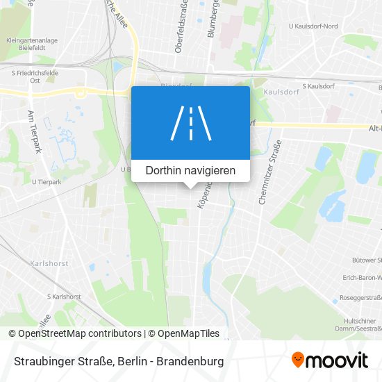 Straubinger Straße Karte