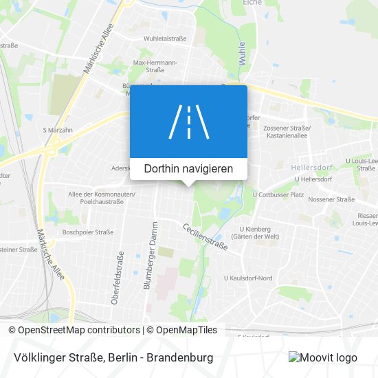 Völklinger Straße Karte