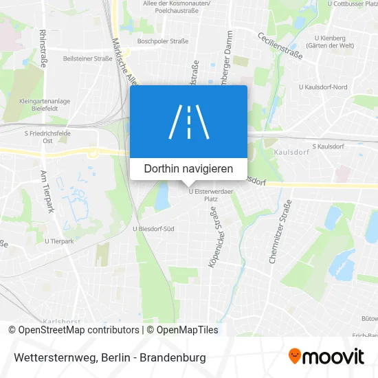 Wettersternweg Karte
