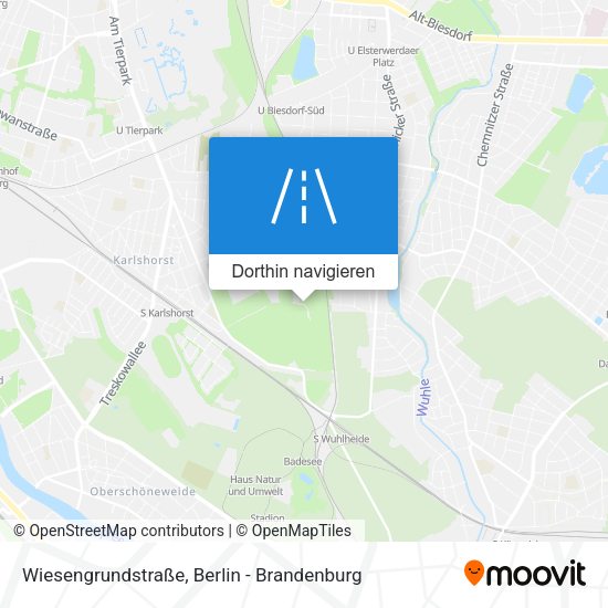 Wiesengrundstraße Karte